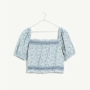 Madewell Jeanette Top in florentine floral. New with tags.